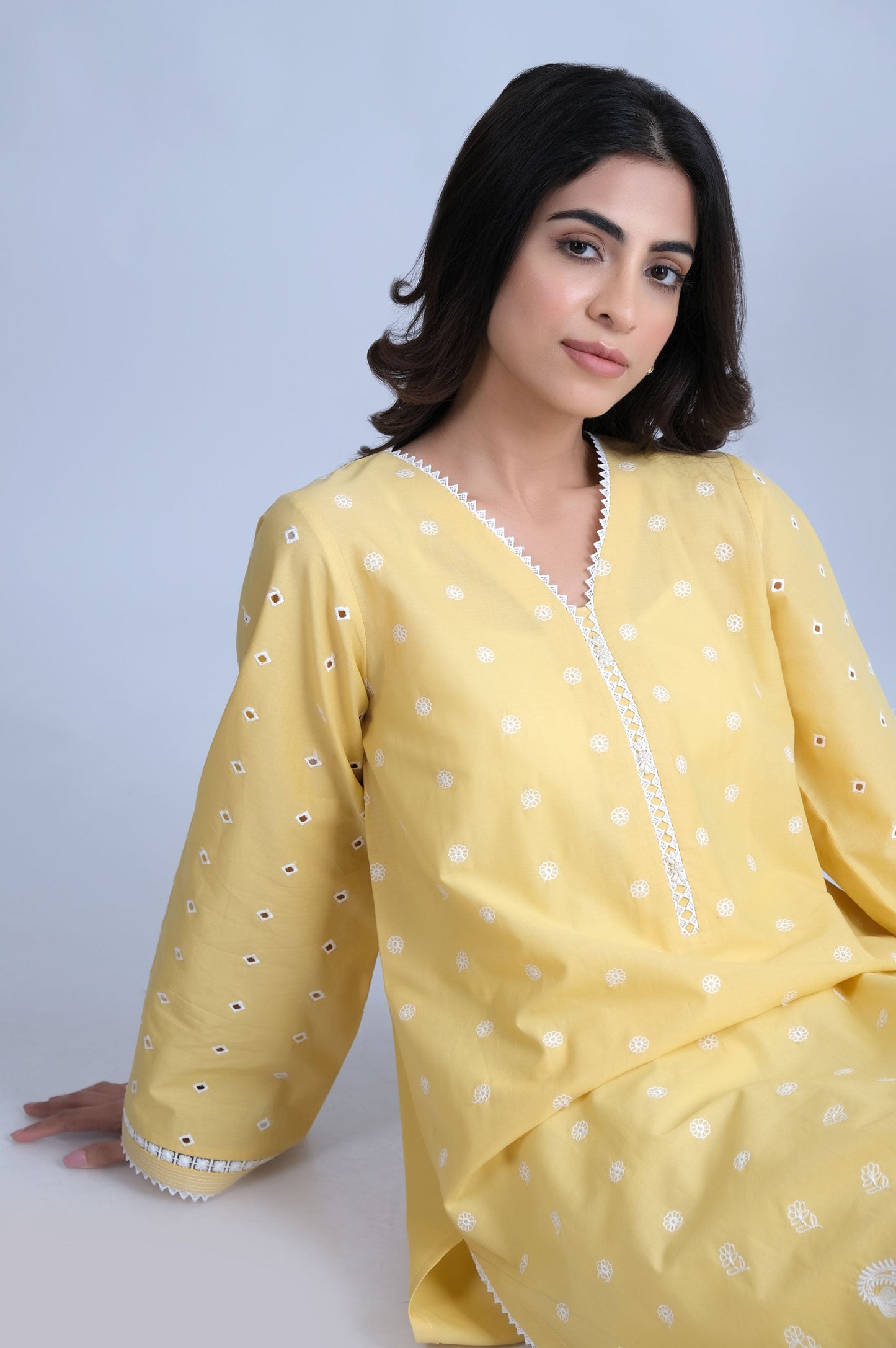 Stitched 1 Piece Chikankari Shirt