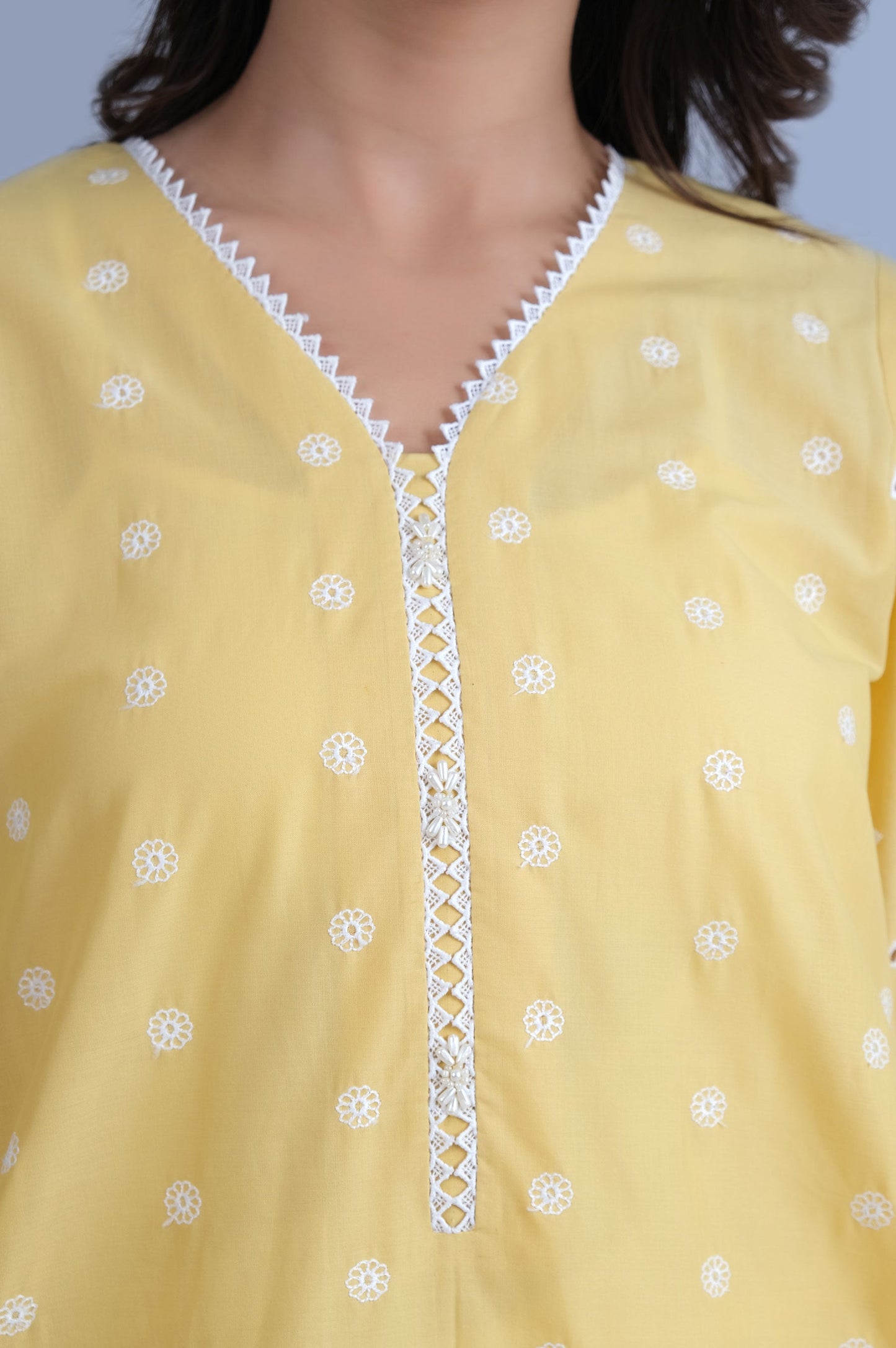 Stitched 1 Piece Chikankari Shirt