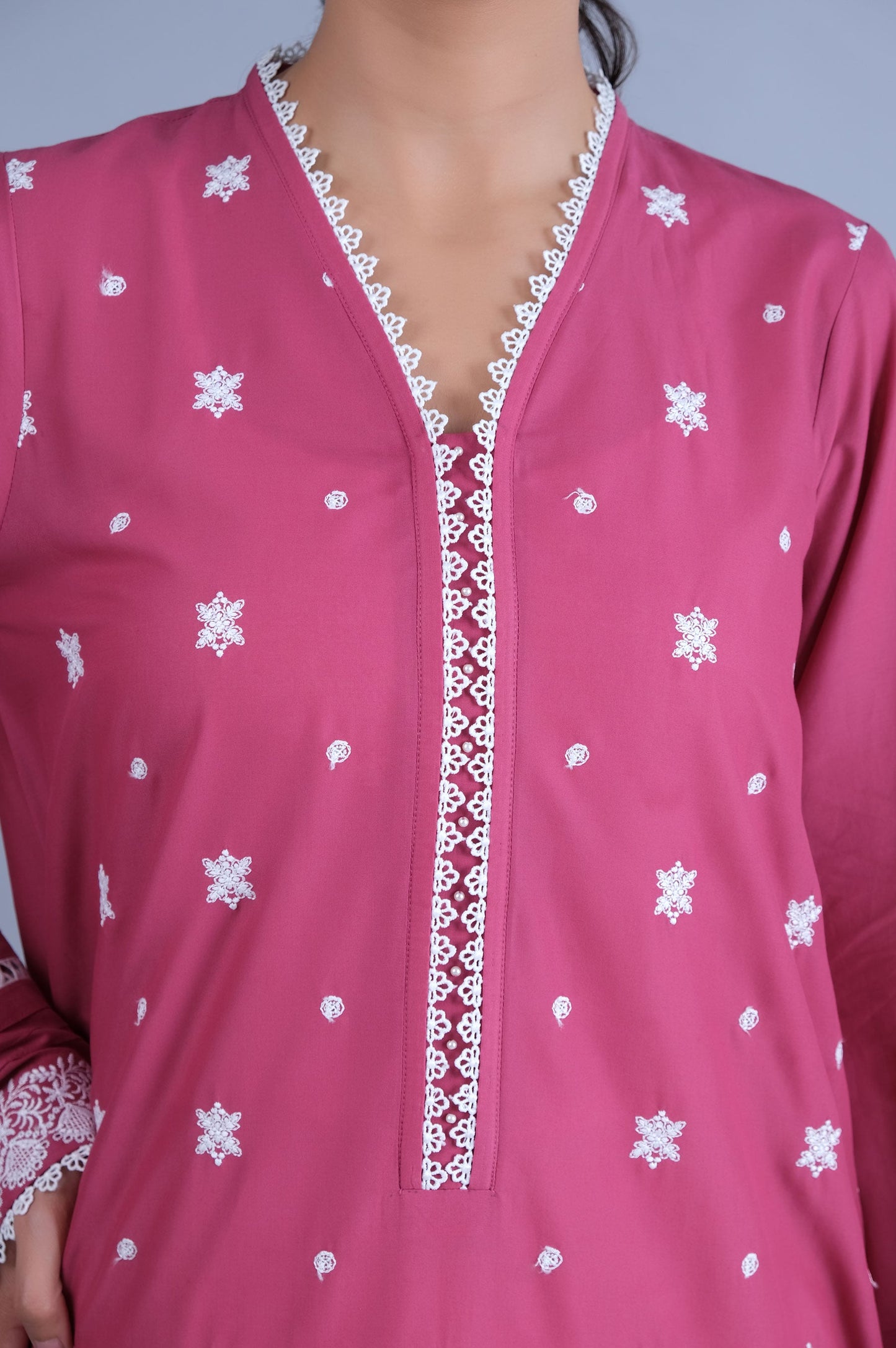 Stitched 1 Piece Chikankari Shirt