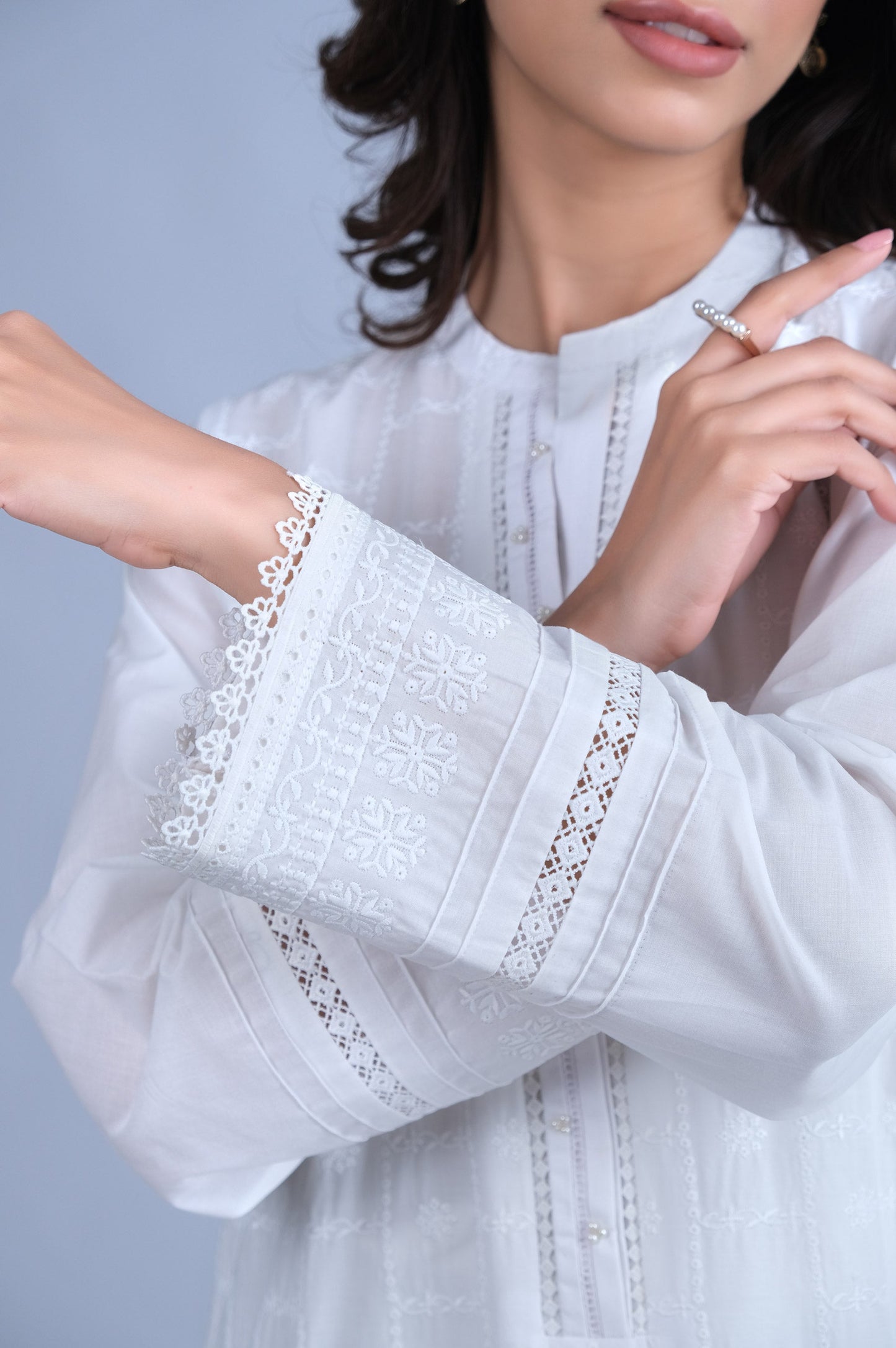 Stitched 1 Piece Chikankari Shirt