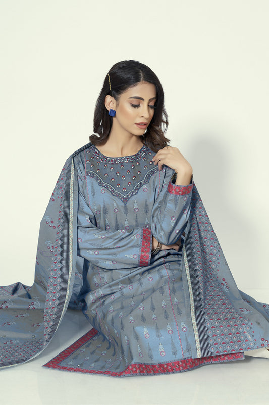 Stitched 2 Piece Printed Lawn Suit