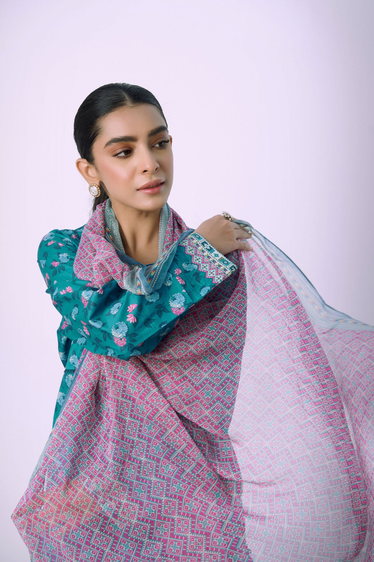 Stitched 2 Piece Printed Lawn Suit