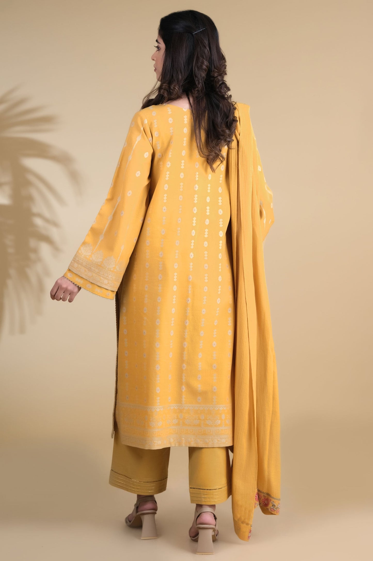 Stitched 3 Piece Embroidered Cambric Suit