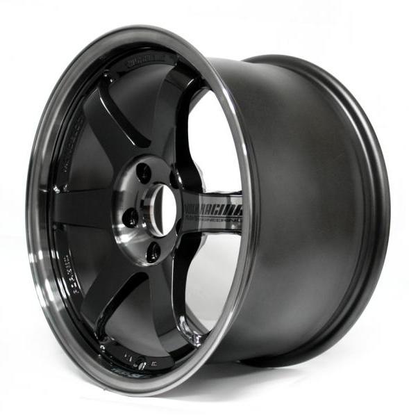 Volk Racing TE37SL 18x9.5" +38 5x114.3 Pressed Double Black Wheel