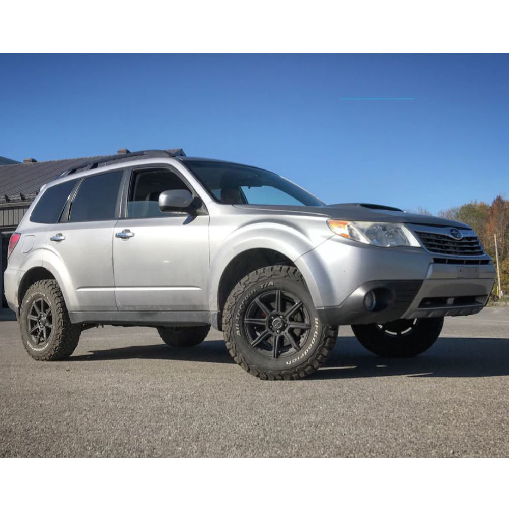 LP Aventure 09-13 Subaru Forester 1.5in Lift Kit - Powder Coated (lpaFLP-LIFT-FTA-13+B+OPC)