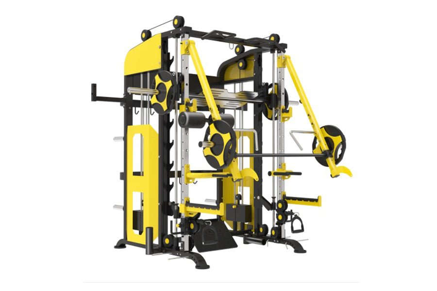 Warrior Power Cage Pulley Smith Machine w/ Jammer Arms (Optional)