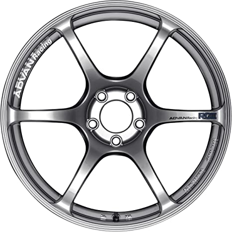 Advan RGIII 18x10.5 +15 5-114.3 Racing Hyper Black Wheel