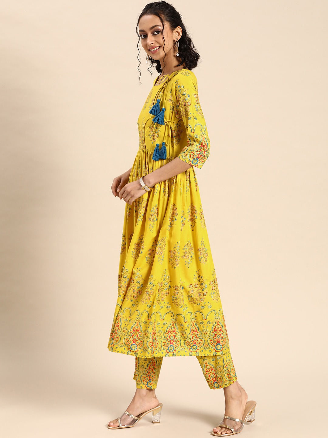 Anghrakha style Kurta with palazzo