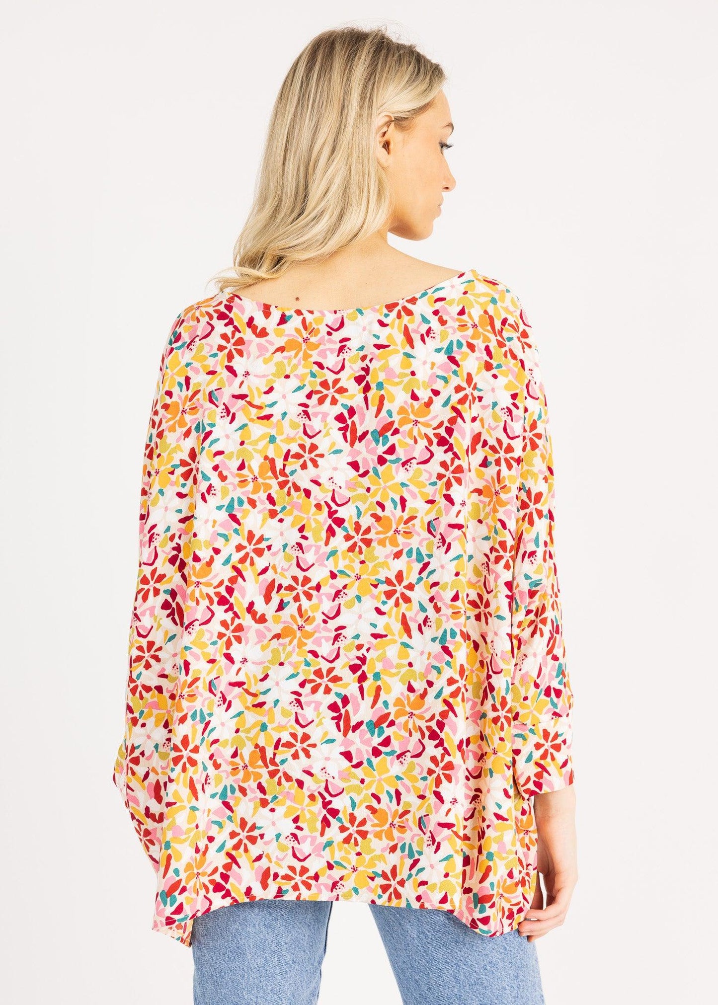 APPLE TOP 3/4 SLEEVE print