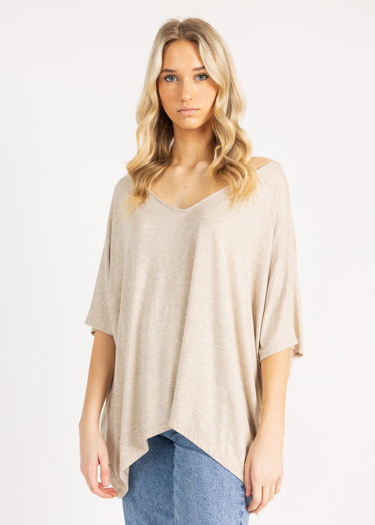 APPLE TOP SLEEVELESS vneck