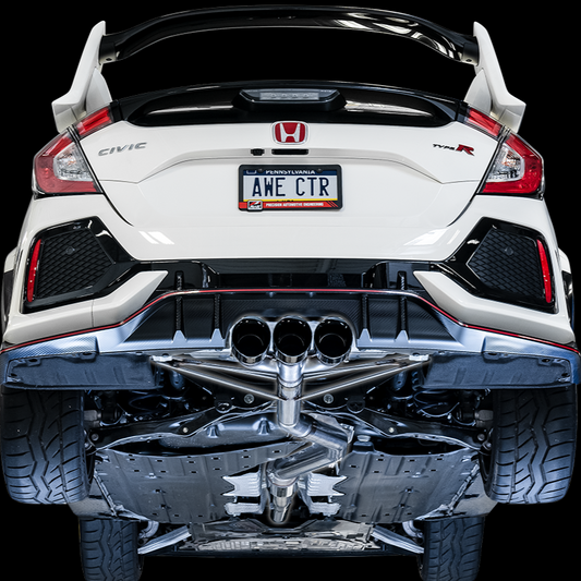 AWE Track Edition Exhaust Kit for FK8 Honda Civic Type R (catback+front pipe)