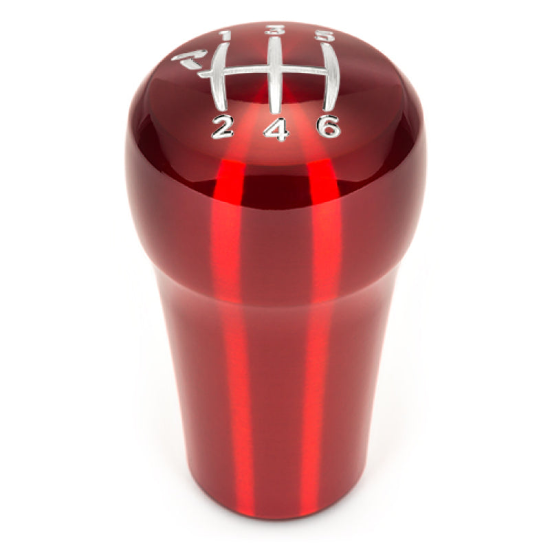 Raceseng Rondure Shift Knob (Gate 1 Engraving) M12x1.25mm Adapter - Red Translucent