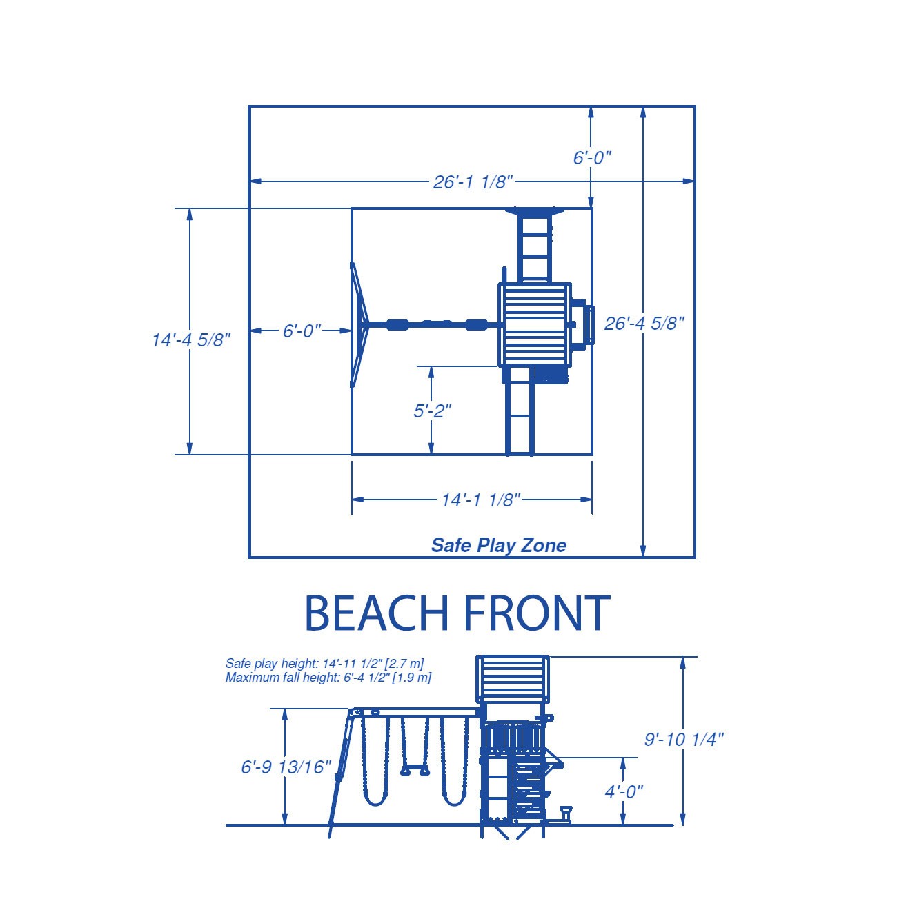 Beach Front Swing Set
