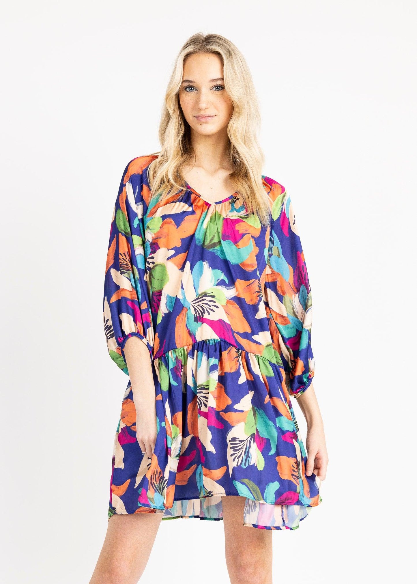 BARCELONA MINI DRESS print