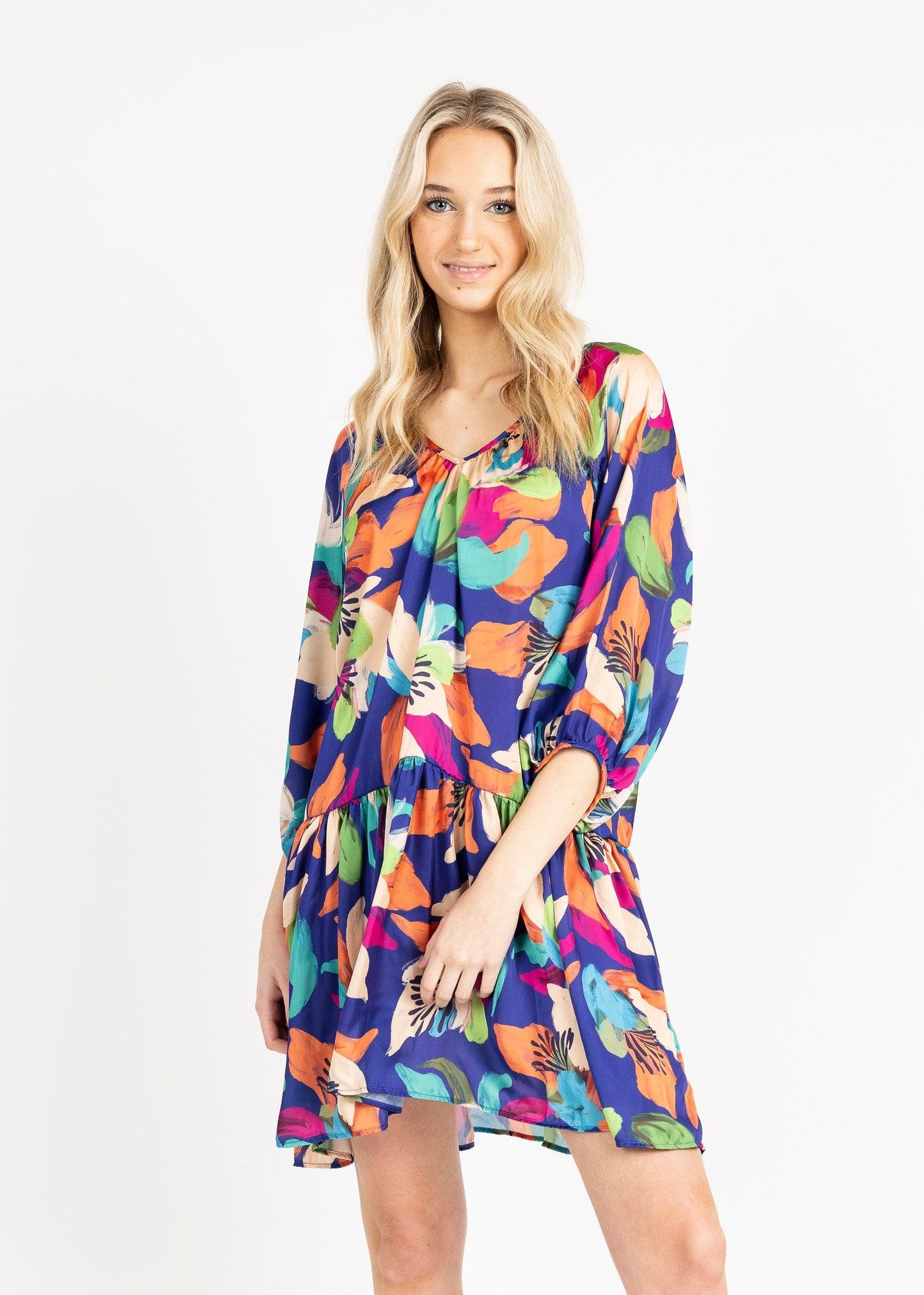 BARCELONA MINI DRESS print