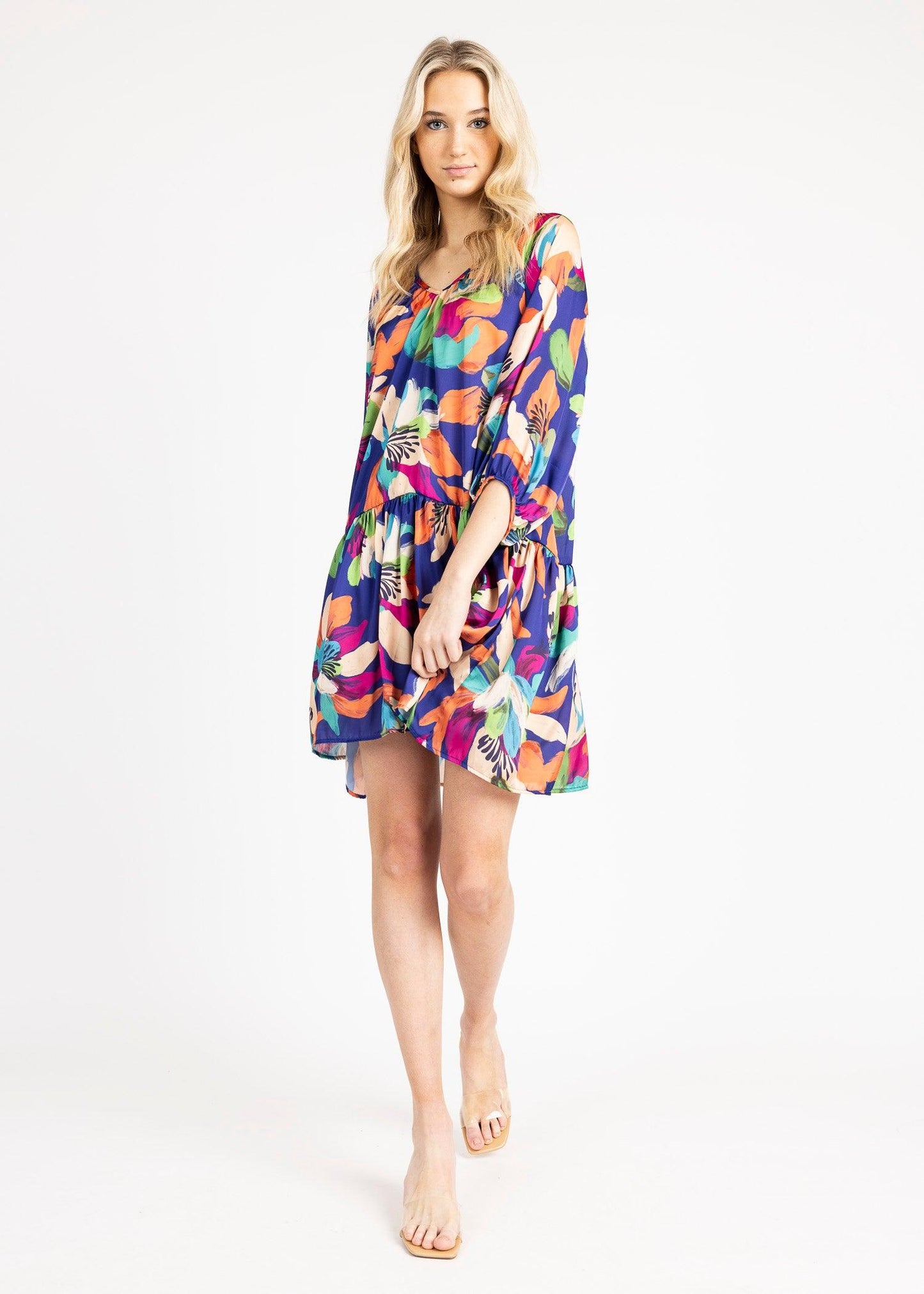 BARCELONA MINI DRESS print