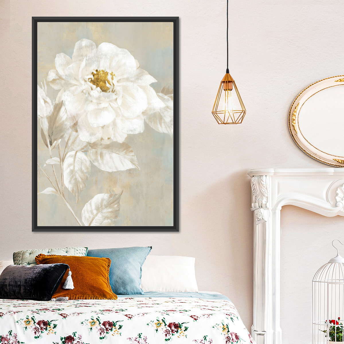 White Rose II Wall Art