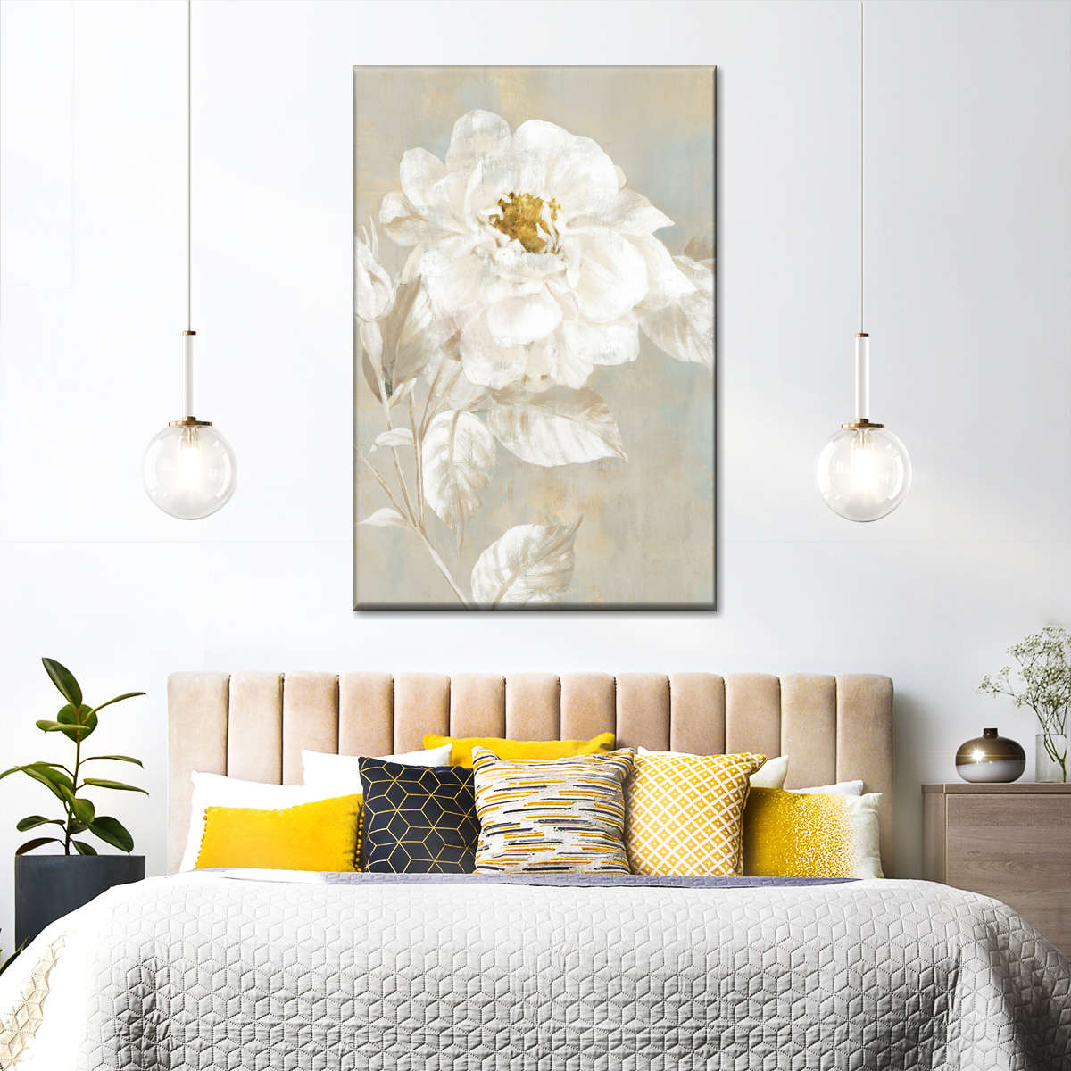 White Rose II Wall Art