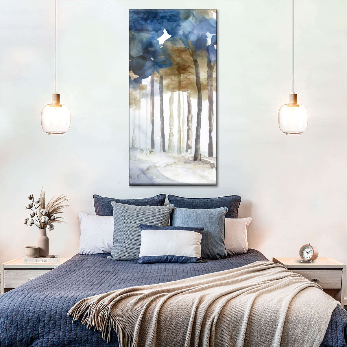 In The Blue Forest II Wall Art