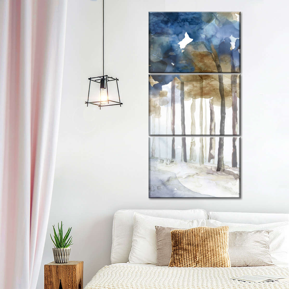 In The Blue Forest II Wall Art