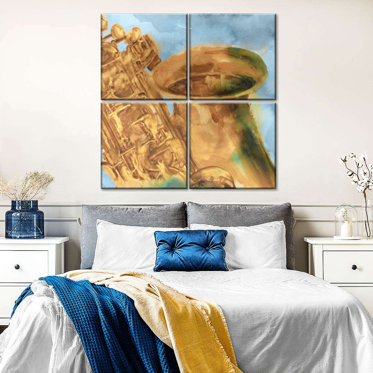 Musical Sax Wall Art