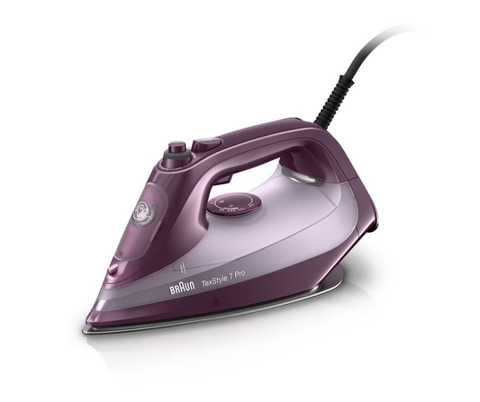 Braun SI7181VI Steam Iron with Auto Shut Off TexStyle 7 3100w 0.3L Violet- NEW