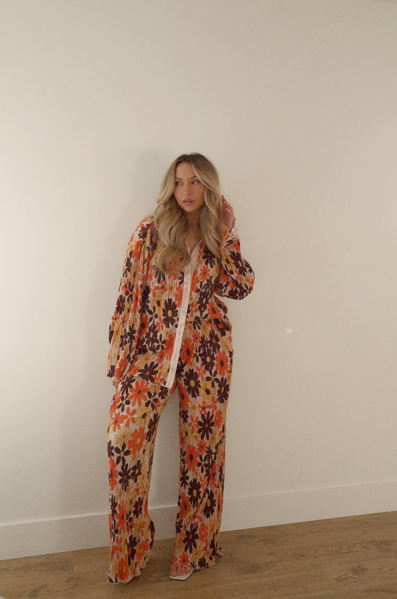 Groovy Baby Floral Plisse Set