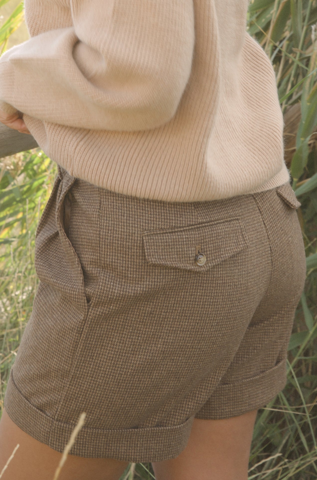Bristol Houndstooth Shorts