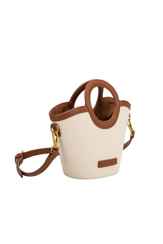 Reese Saddle Vegan Crossbody Bag