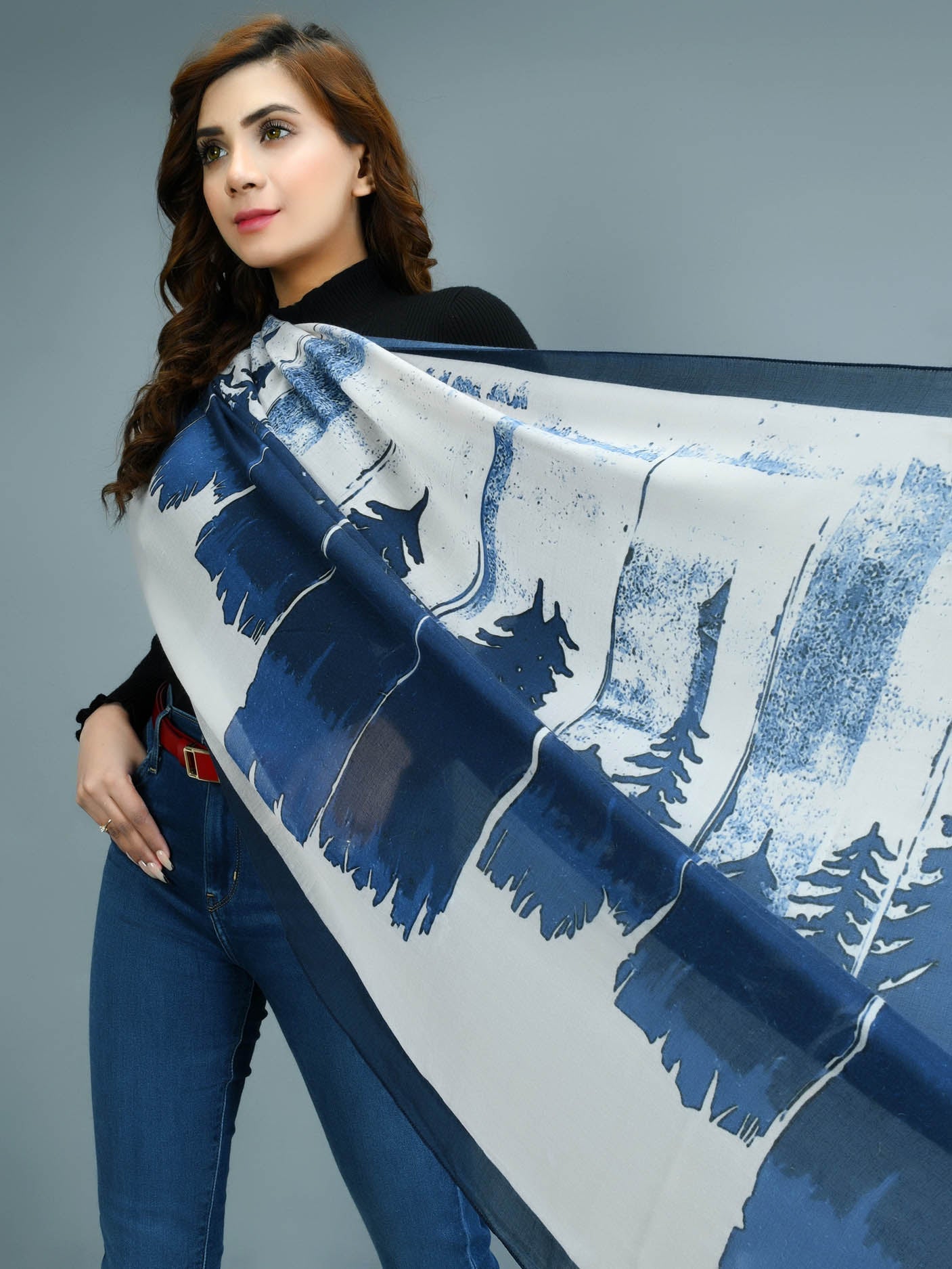 Printed Viscose Scarf