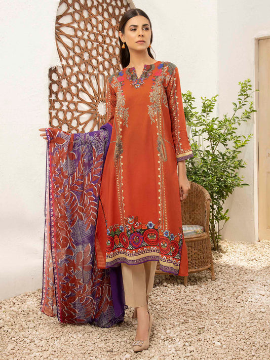 2 Piece Printed Lawn Suit