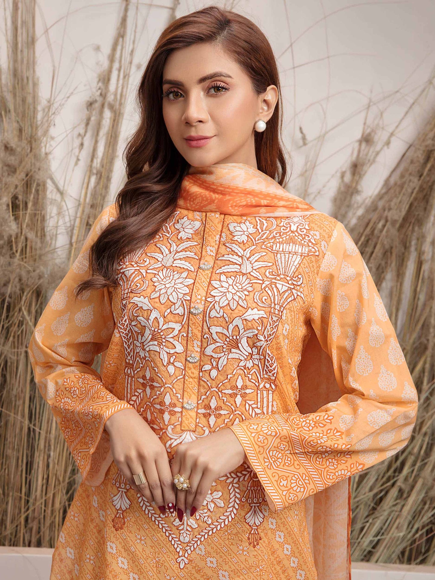 2 Piece Embroidered Lawn Suit