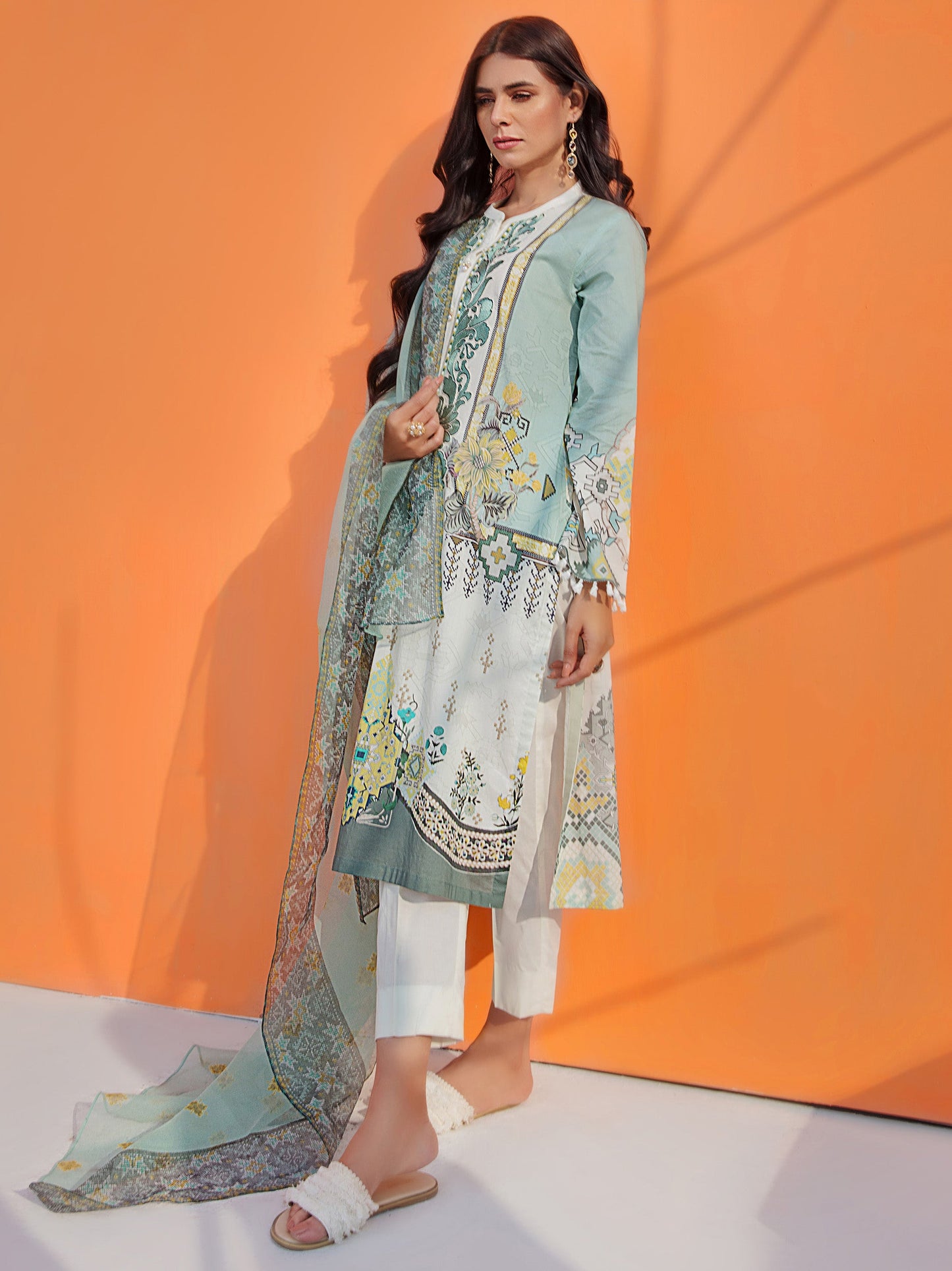 2 Piece Embroidered Lawn Suit