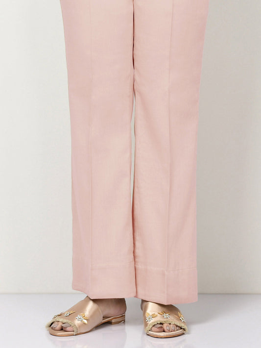 Unstitched Cambric Trouser - Light Pink