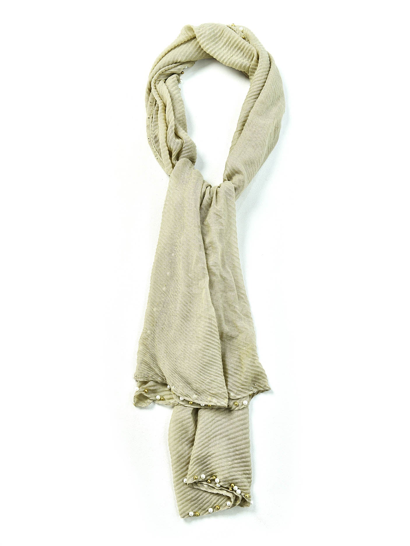 Viscose Pearl Crushed Scarf