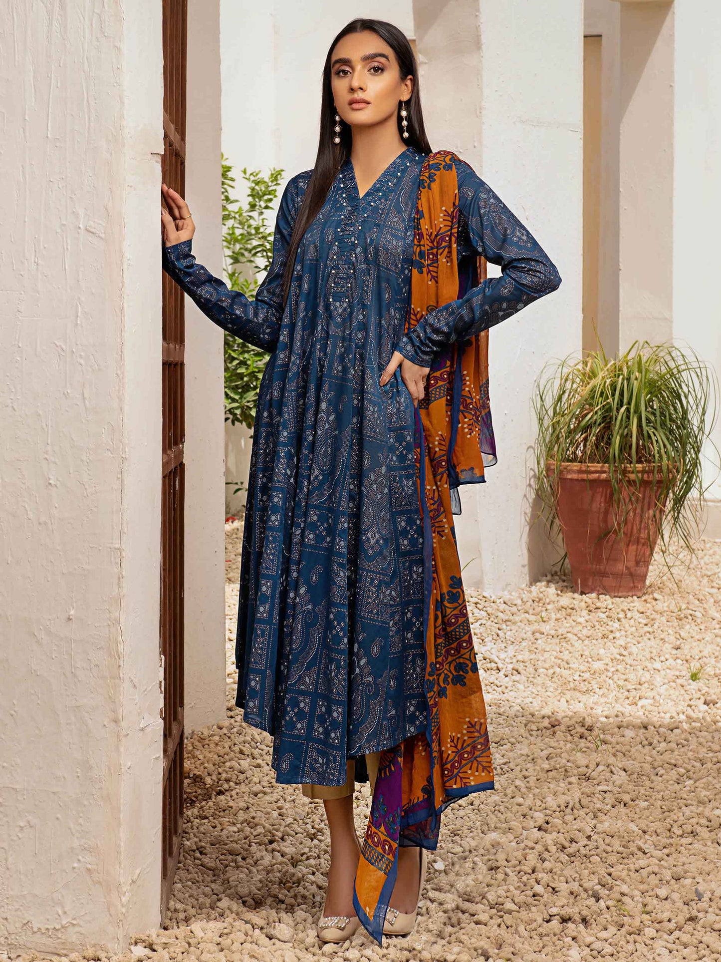 2 Piece Printed Lawn Suit