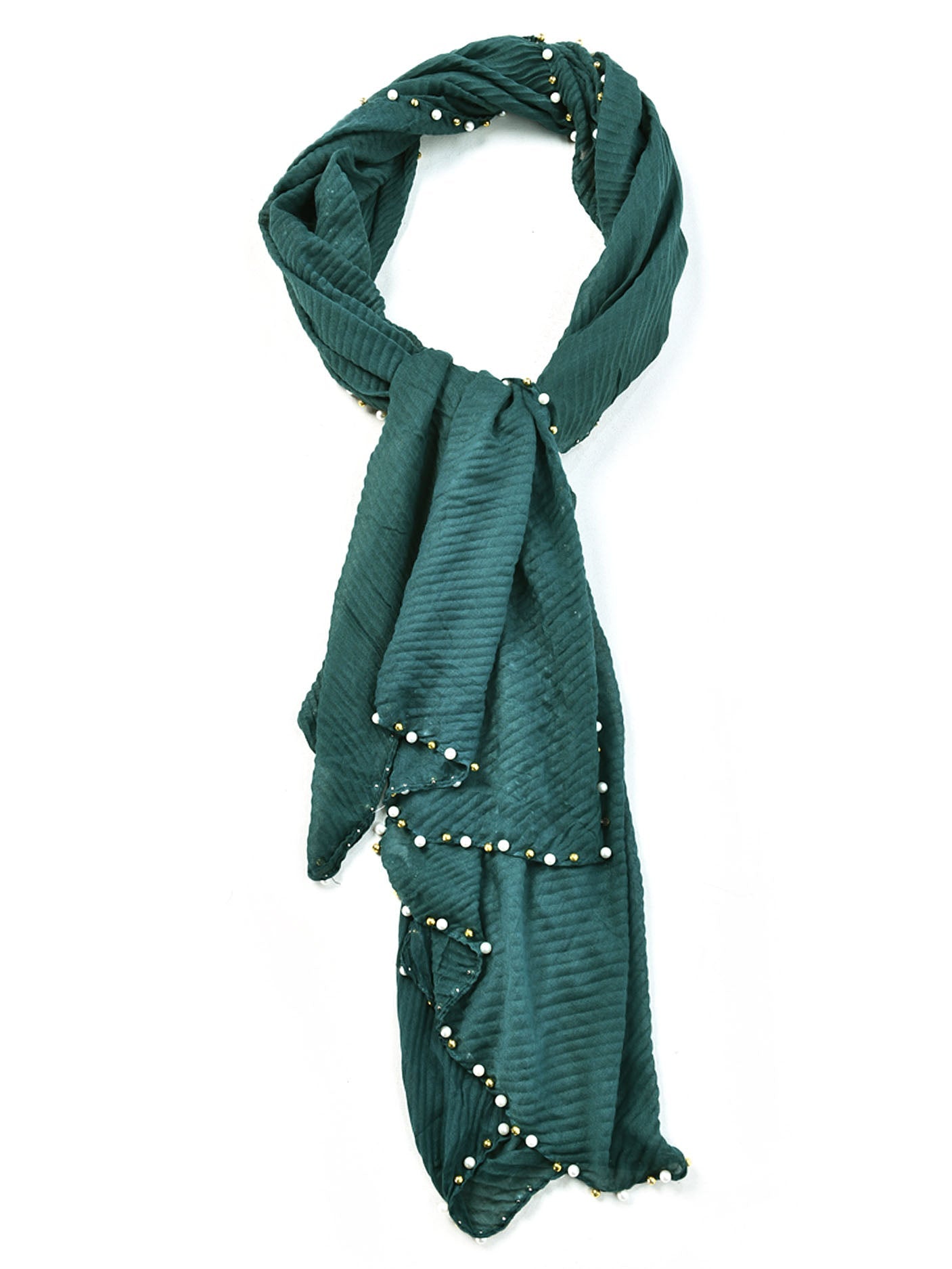 Viscose Pearl Crushed Scarf