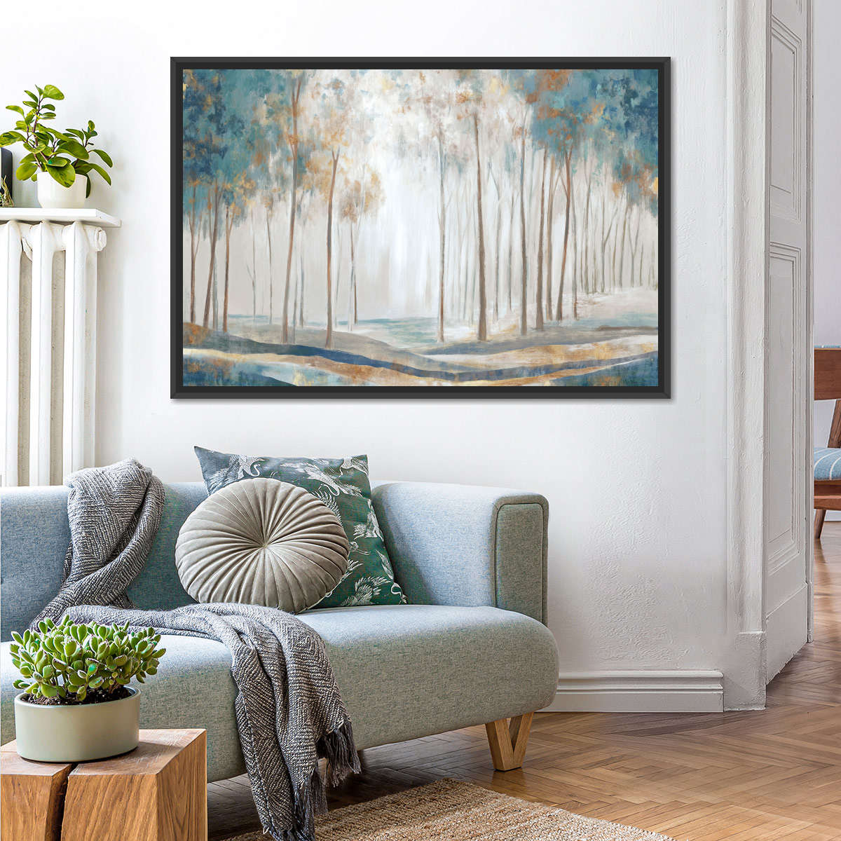 White Rays Wall Art