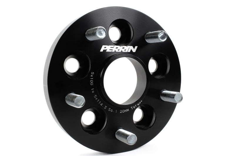 PERRIN Performance 13-16 Scion FR-S Wheel Adapters 5X100 TO 5X114.3 (paPSP-WHL-220BK)