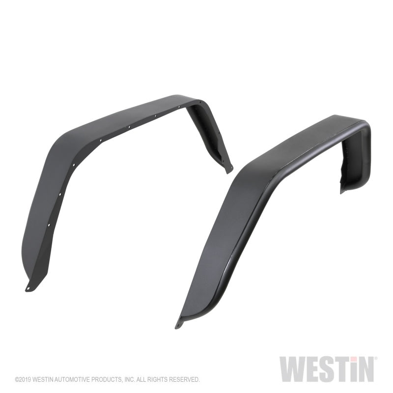 Westin 2020 Jeep Gladiator Tube Fenders - Rear - Textured Black