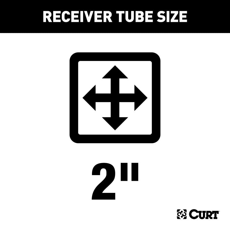 Curt 2020 Jeep Gladiator Class 3 Trailer Hitch w/2in Receiver