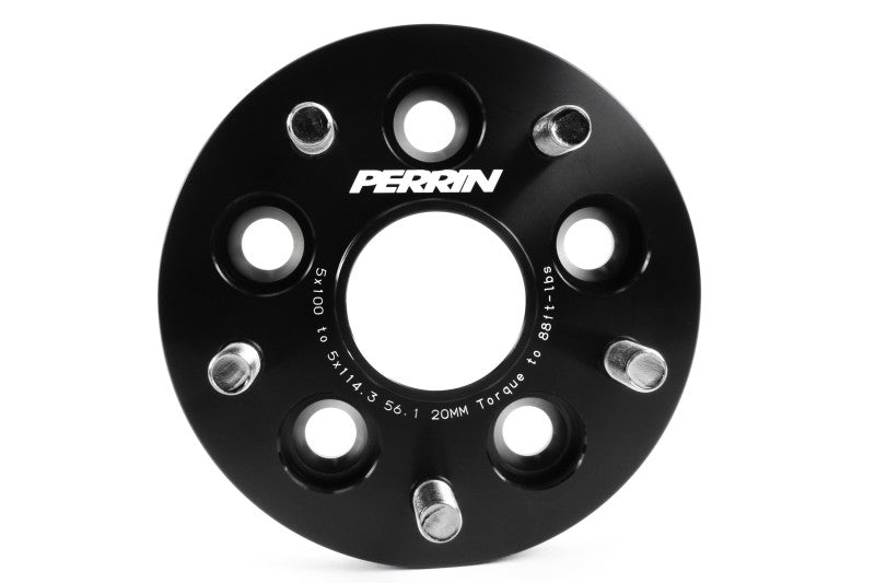 PERRIN Performance 13-16 Scion FR-S Wheel Adapters 5X100 TO 5X114.3 (paPSP-WHL-220BK)