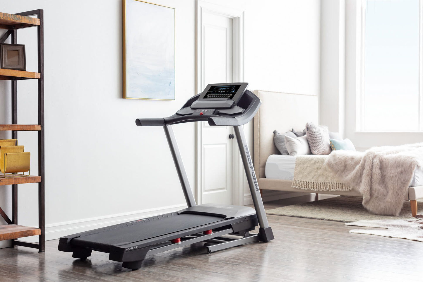 ProForm Sport 6.0 Folding Exercise Treadmill with 0-10 MPH Range and Included