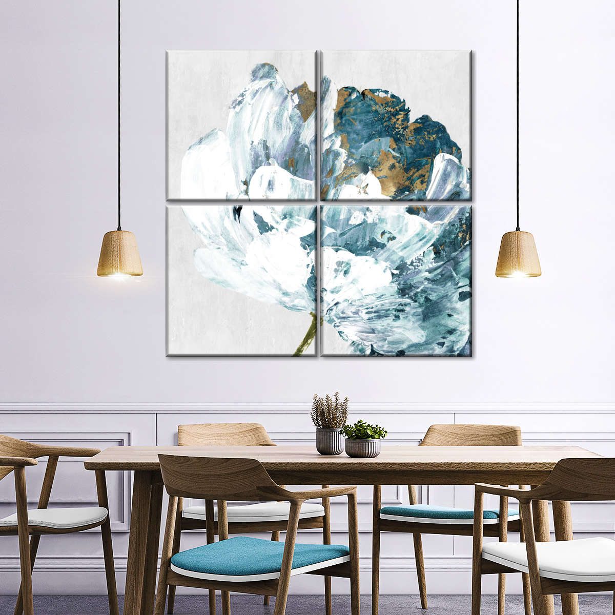 Rhinestone Flower I Wall Art