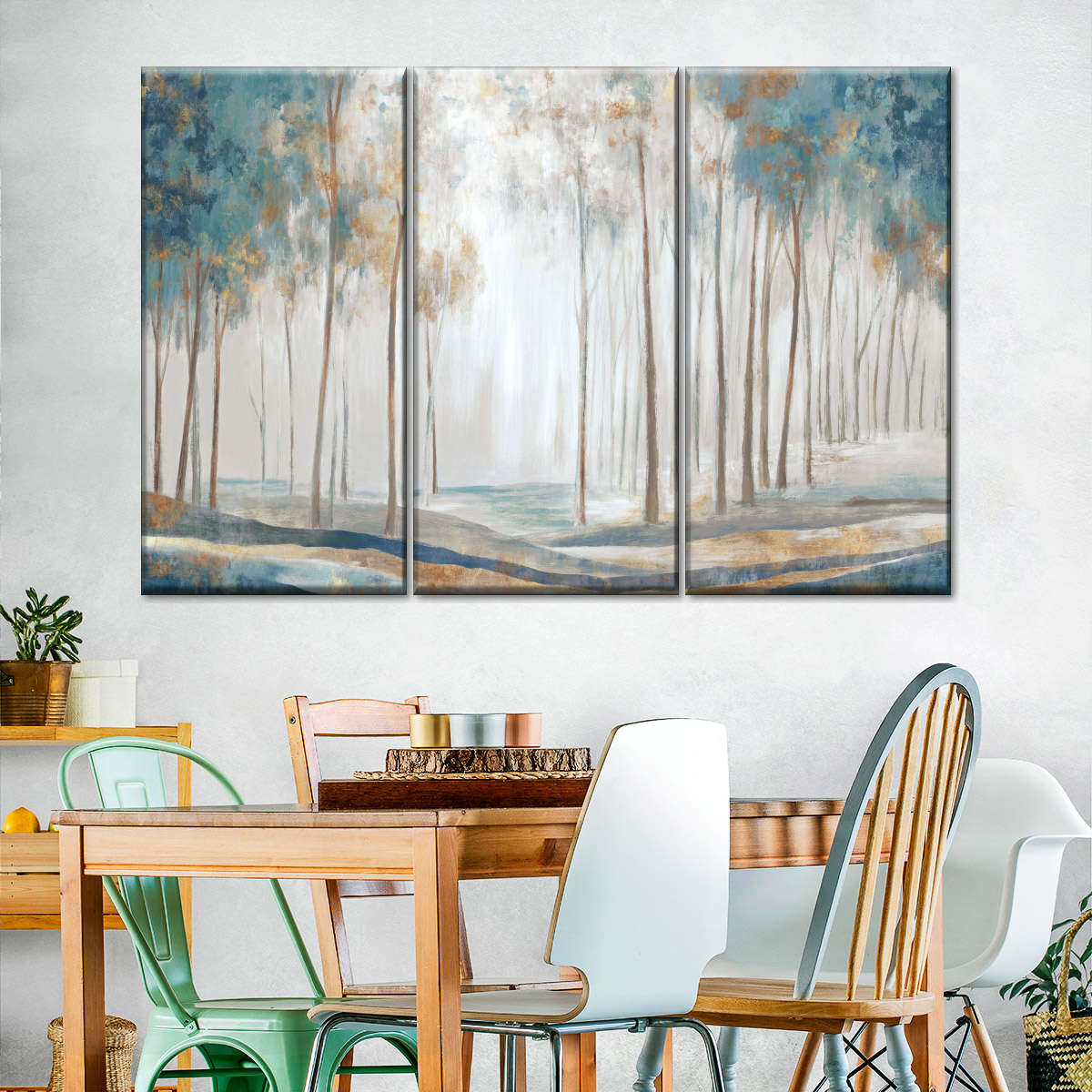 White Rays Wall Art