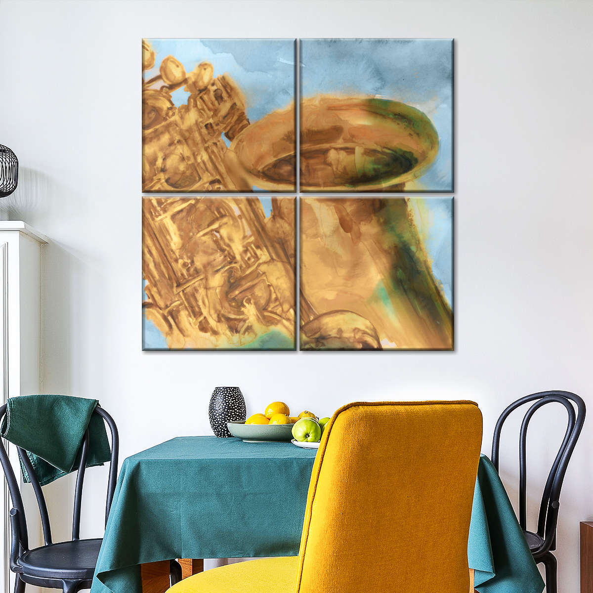 Musical Sax Wall Art