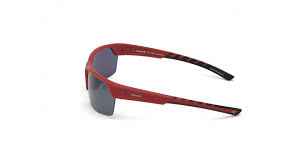 Timberland Matte Red / Grey Polarized Men's Sunglasses