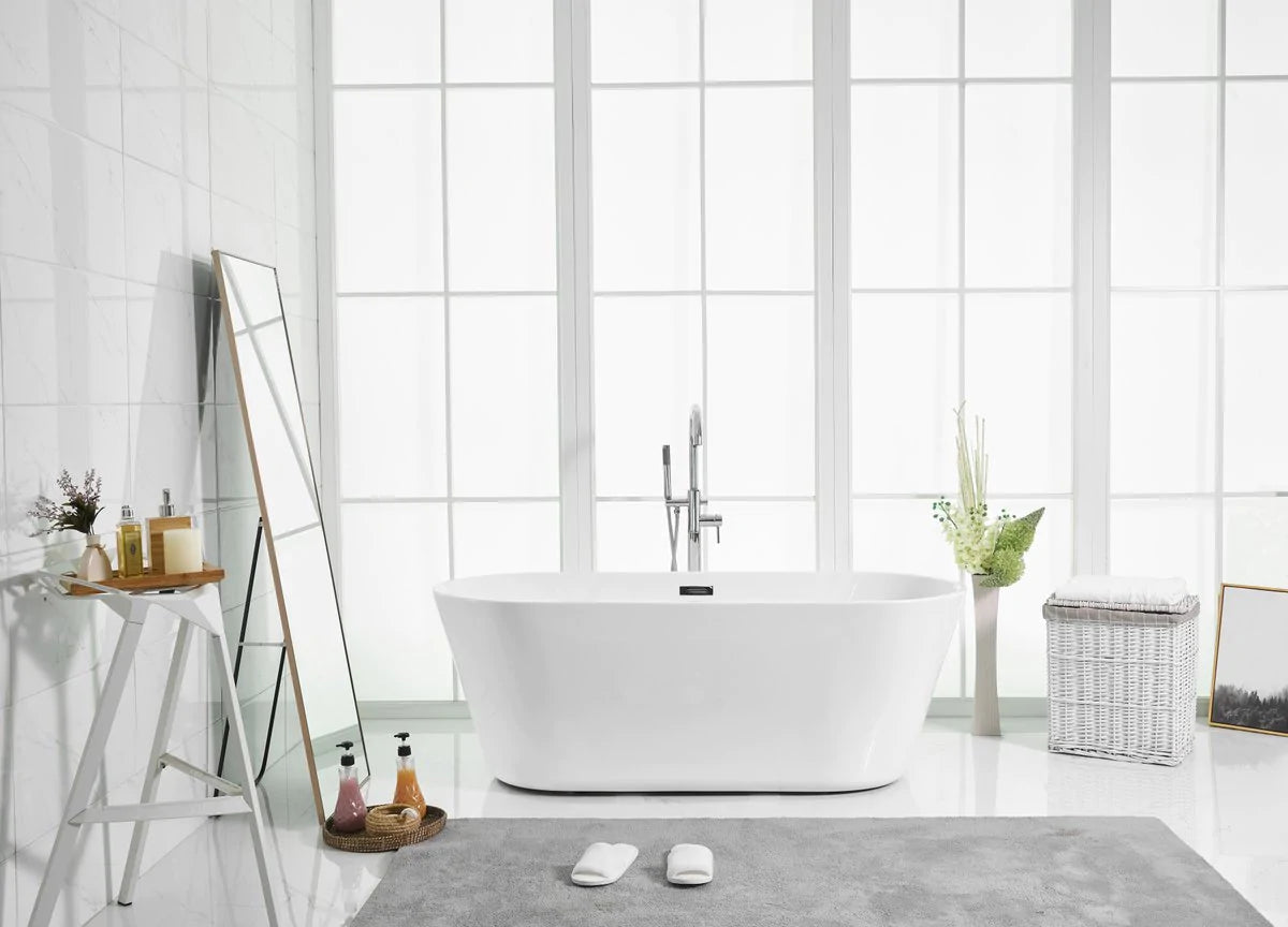 Odette 65" Soaking Roll Top Bathtub