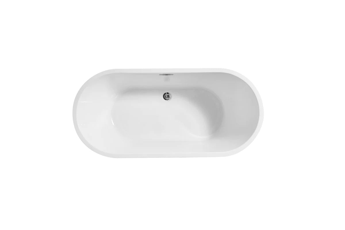 Odette 59" Soaking Roll Top Bathtub