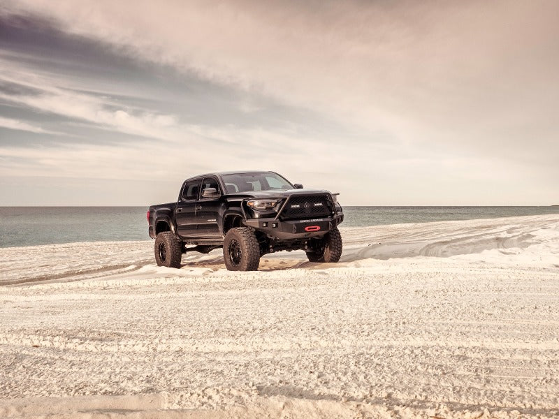 Road Armor 16-21 Toyota Tacoma Stealth Front Winch Bumper w/Lonestar Guard - Tex Blk (rda9161F5B)